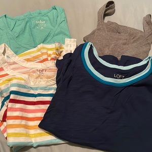 4 cute summer tanks.